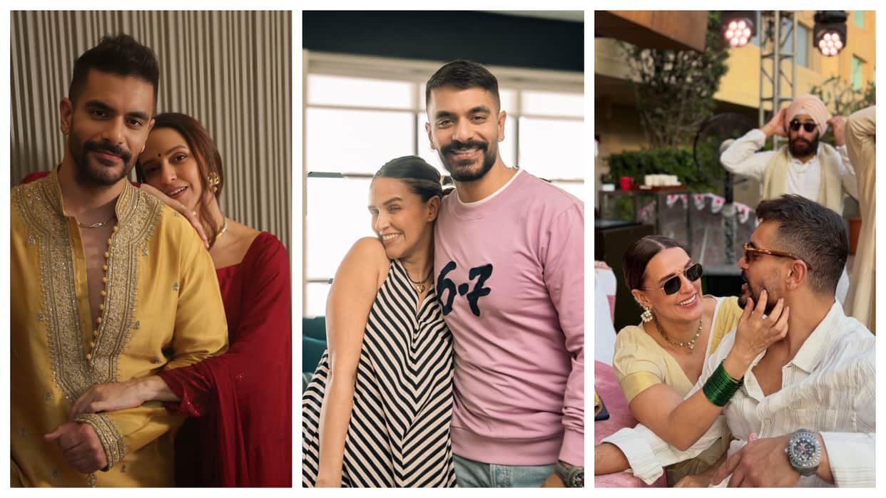 neha dhupia celebrate 8th wedding anniversary with hubby angad bedi share romantic photos celebs wishes