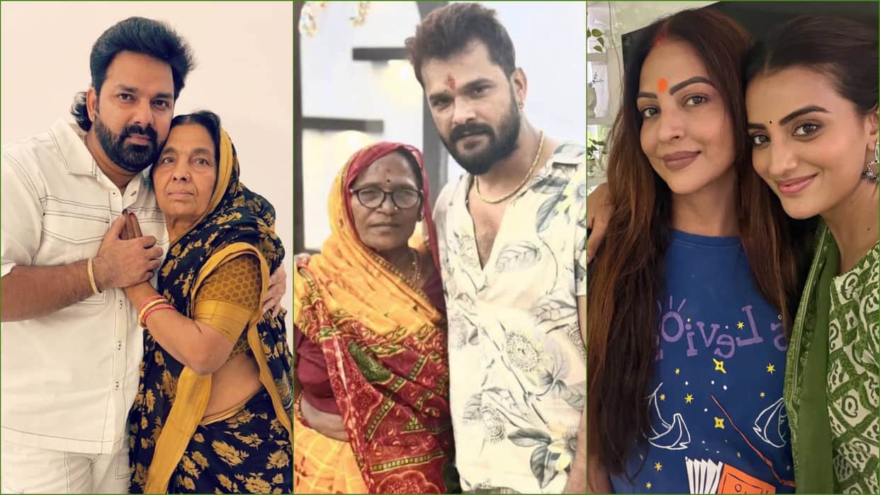 Akshara singh To Rani Chatterjee Pawan Singh Khesari Lal Yadav Extends Wishes To Theirs Mom On Mothers Day