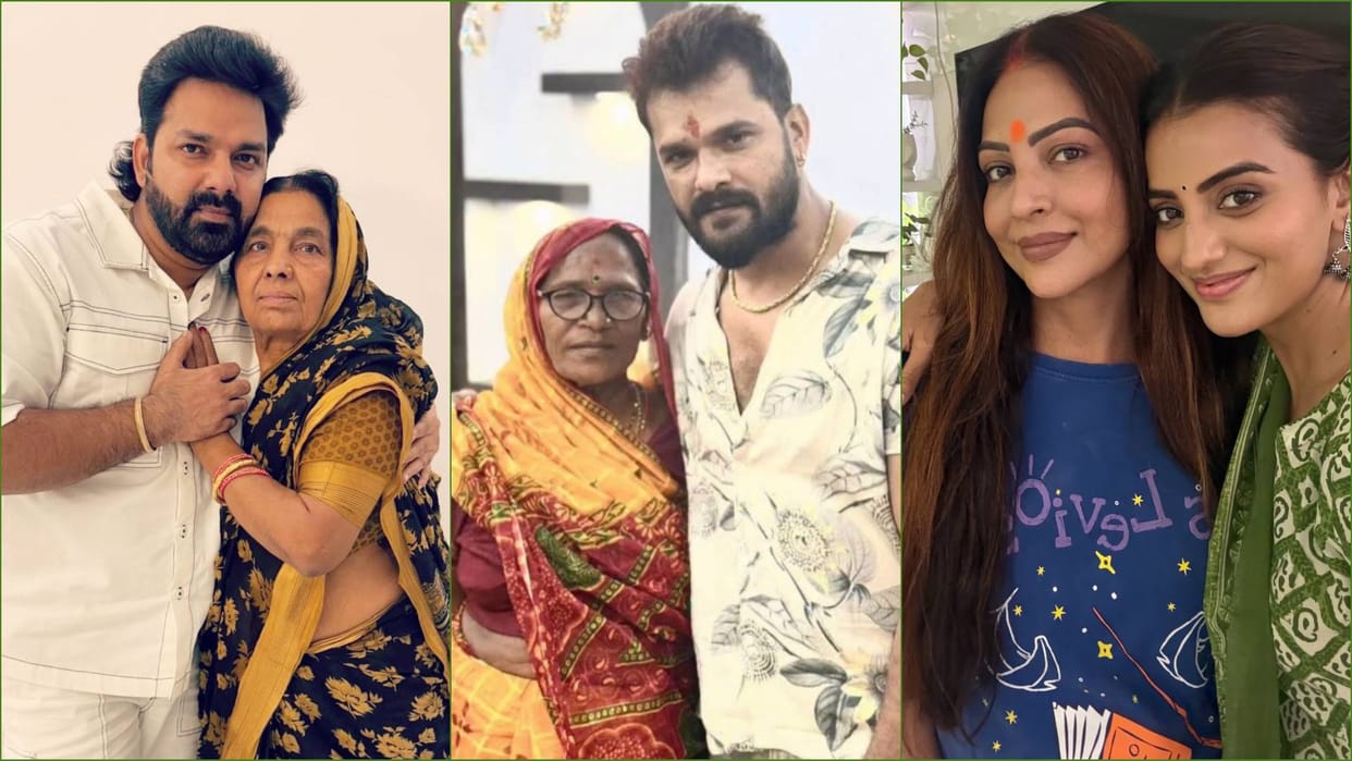 Akshara singh To Rani Chatterjee Pawan Singh Khesari Lal Yadav Extends Wishes To Theirs Mom On Mothers Day