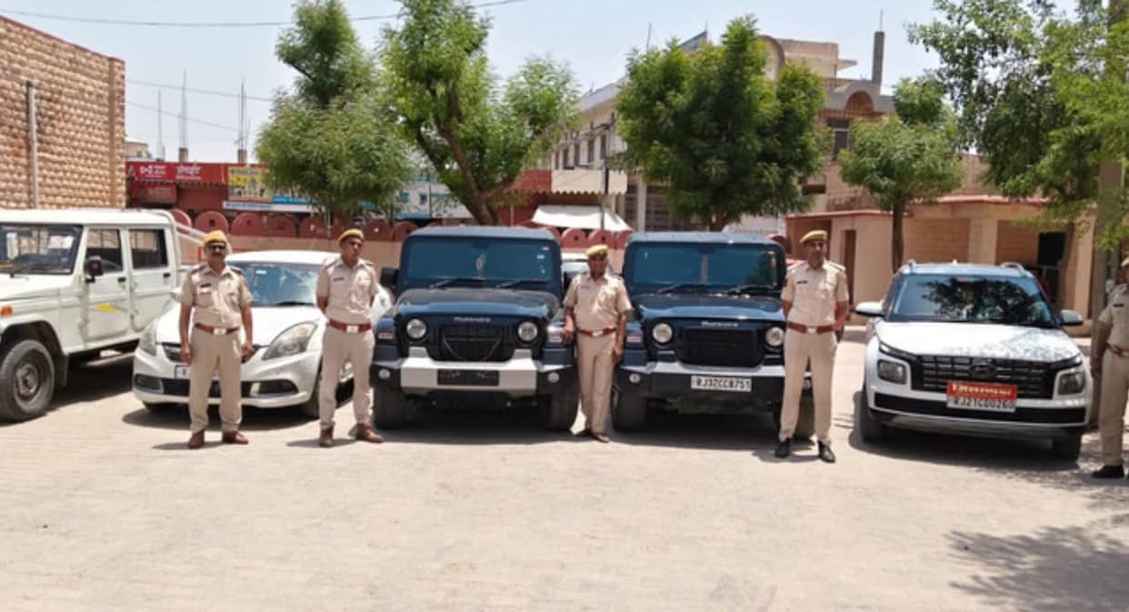 Police Seize 56 Vehicles, Including Luxury Car Marked ‘District President’