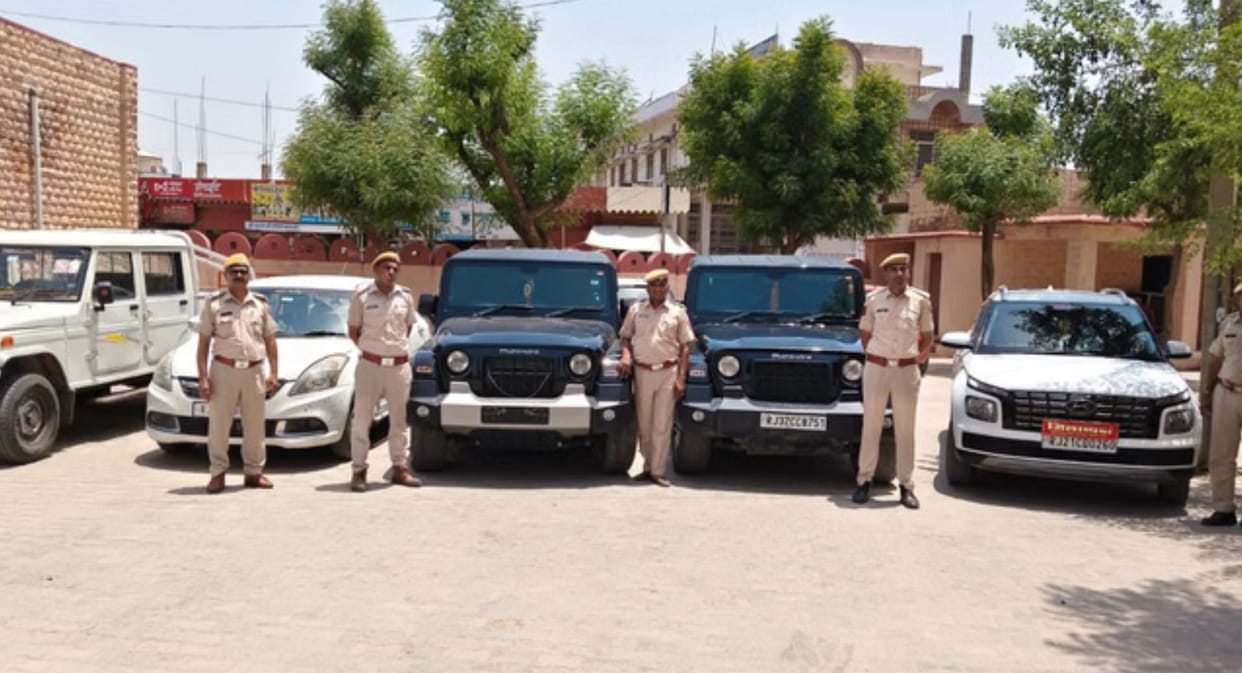 Police Seize 56 Vehicles, Including Luxury Car Marked ‘District President’