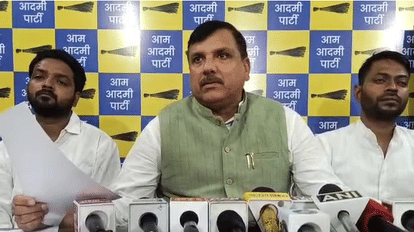 UP: "ED is a contract killer", AAP MP Sanjay Singh said - BJP is committing electoral scams across the country