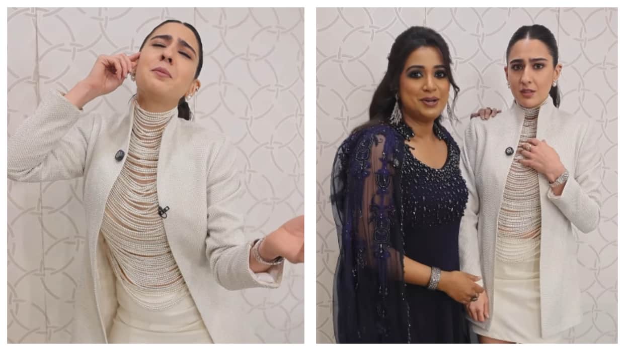 Pati Patni Aur Woh Do actress sara ali khan share funny video with singer shreya ghoshal rakul preet reacts