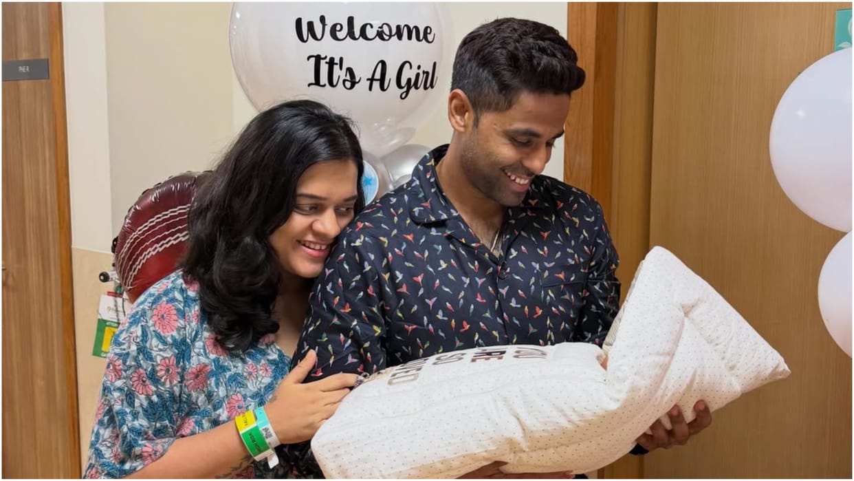 Suryakumar Yadav Devisha Shetty reveals daughter name know