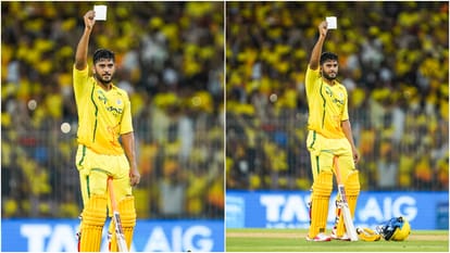 IPL 2026 CSK VS LSG: Who is Urvil Patel hits half century in 13 balls celebration video goes viral
