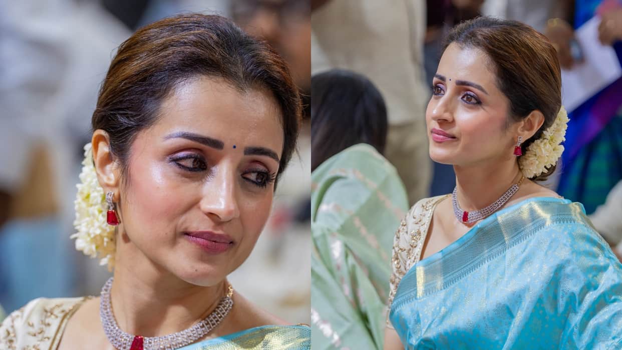 Trisha Krishnan Gets Emotional At Vijays Swearing In Ceremony Video Goes Viral