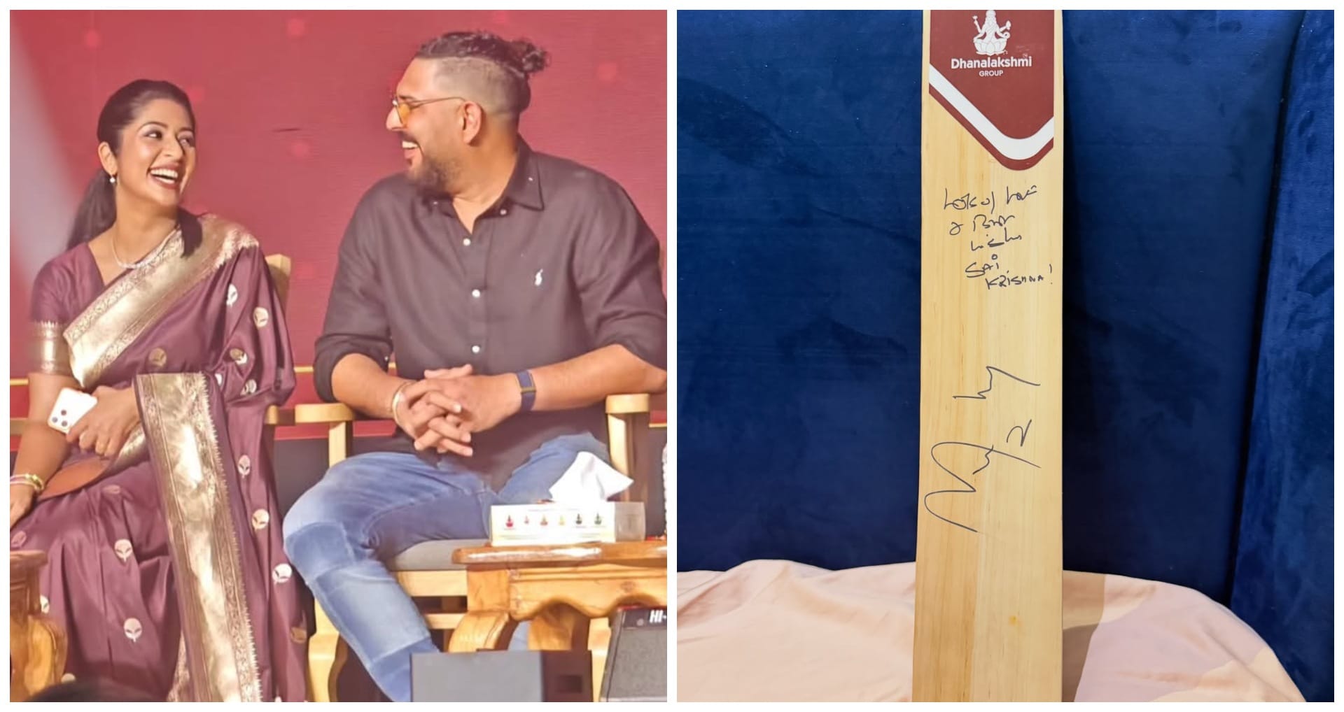 Yuvraj Singh Viral Video With South Actress Navya Nair; removes Confetti; fans took jibe hazel keech Ipl 2026