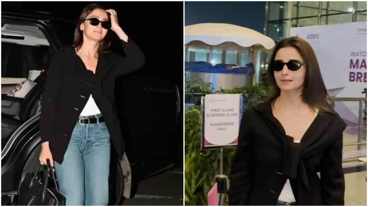 Alia Bhatt Jets Off To Cannes Film Festival Spot At Mumbai Airport In Casual Look Video Viral