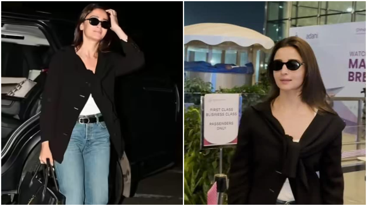 Alia Bhatt Jets Off To Cannes Film Festival Spot At Mumbai Airport In Casual Look Video Viral