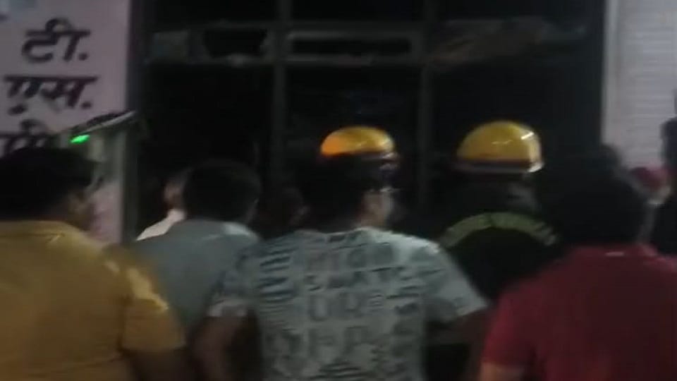 Massive Fire Breaks Out at Seed and Pesticide Warehouse in Agra
