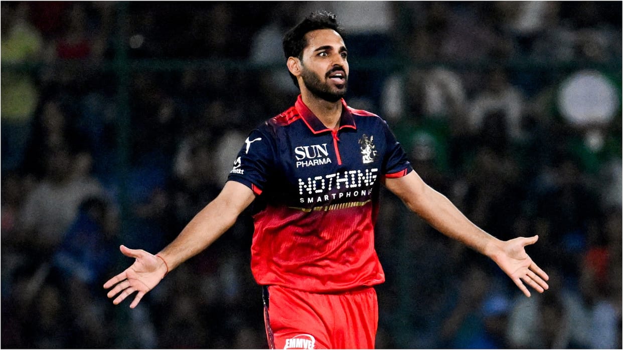IPL 2026 RCB VS MI: Bhuvneshwar Kumar completes 20 wickets fourth time in Ipl season wins potm award