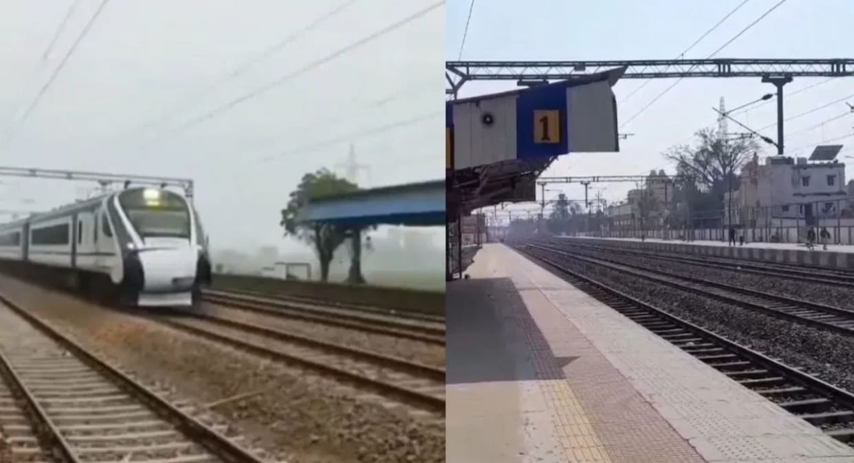 Bihar Stones Hurled at Vande Bharat Express Again, Window Panes Shattered on Moving Train