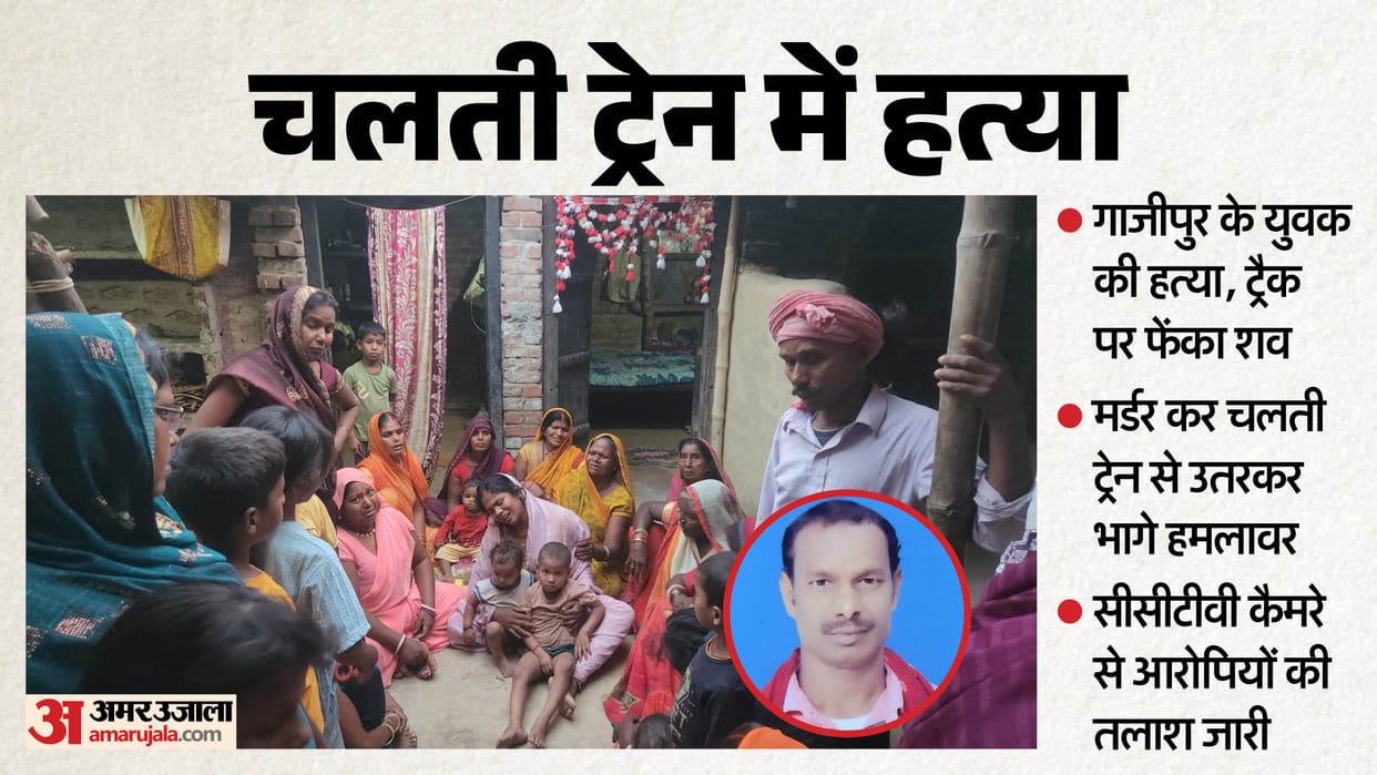 Murder In moving train in UP Murder five minutes after train left Kuchaman station