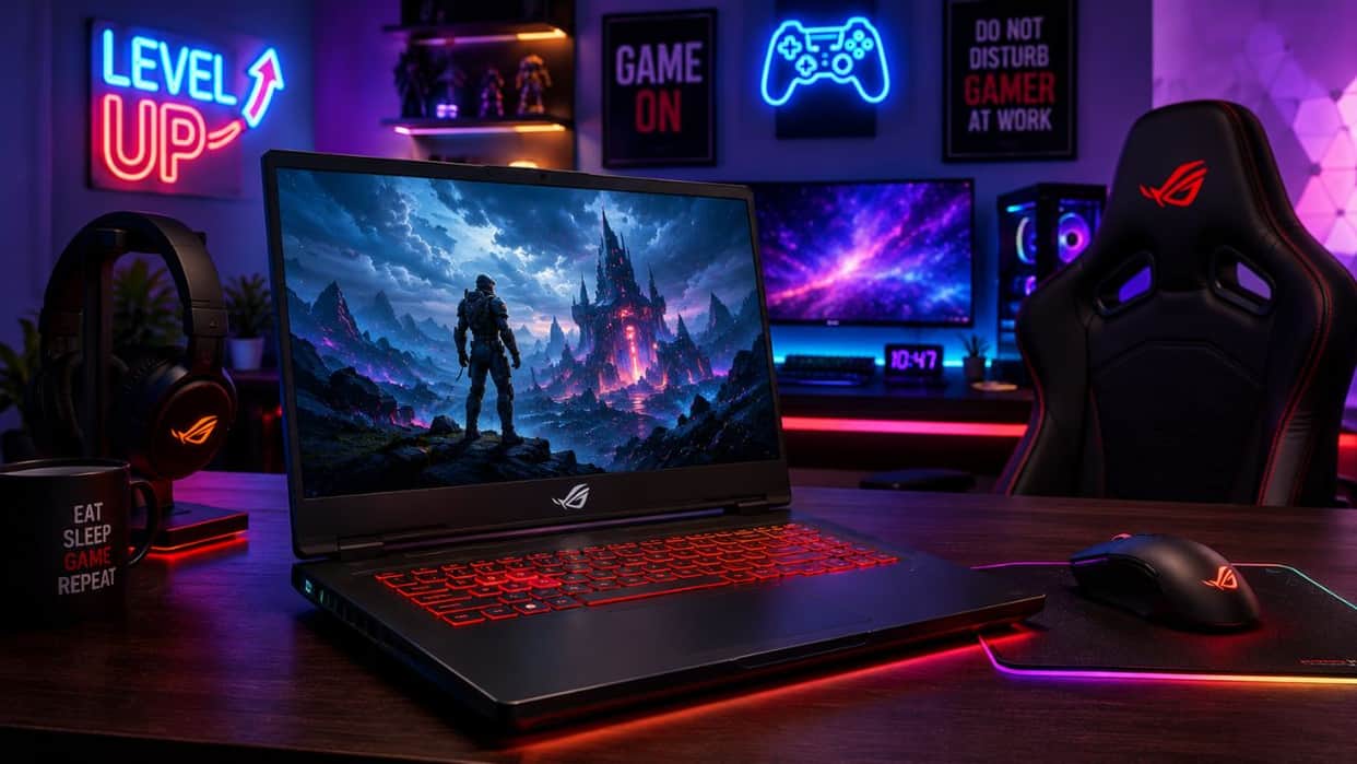 top 5 gaming laptops under 1 lakh smooth gameplay multitasking india