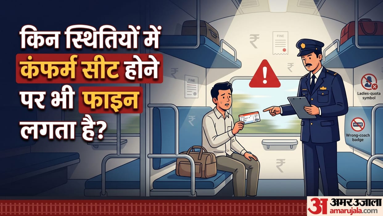 Indian Railway Rules When Can You Be Fined Despite Having a Confirmed Ticket know in hindi