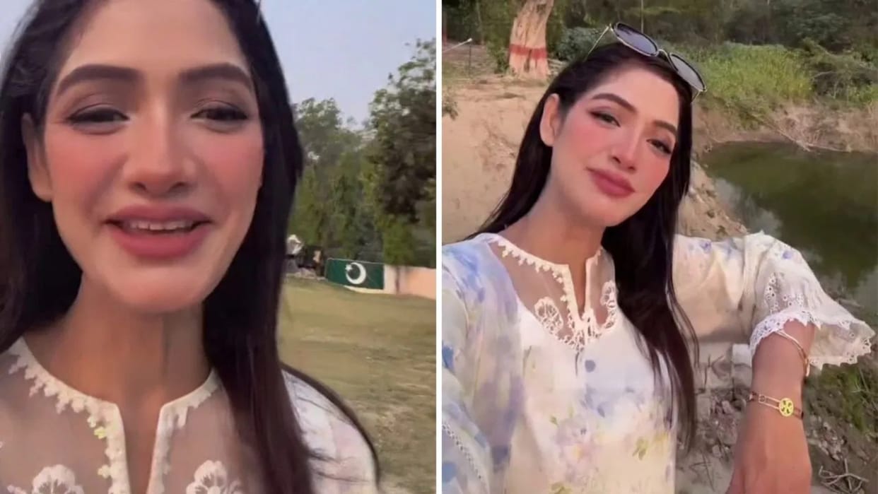pakistani influencer sana qadir slammed for false india entry claim ganda singh border Viral video