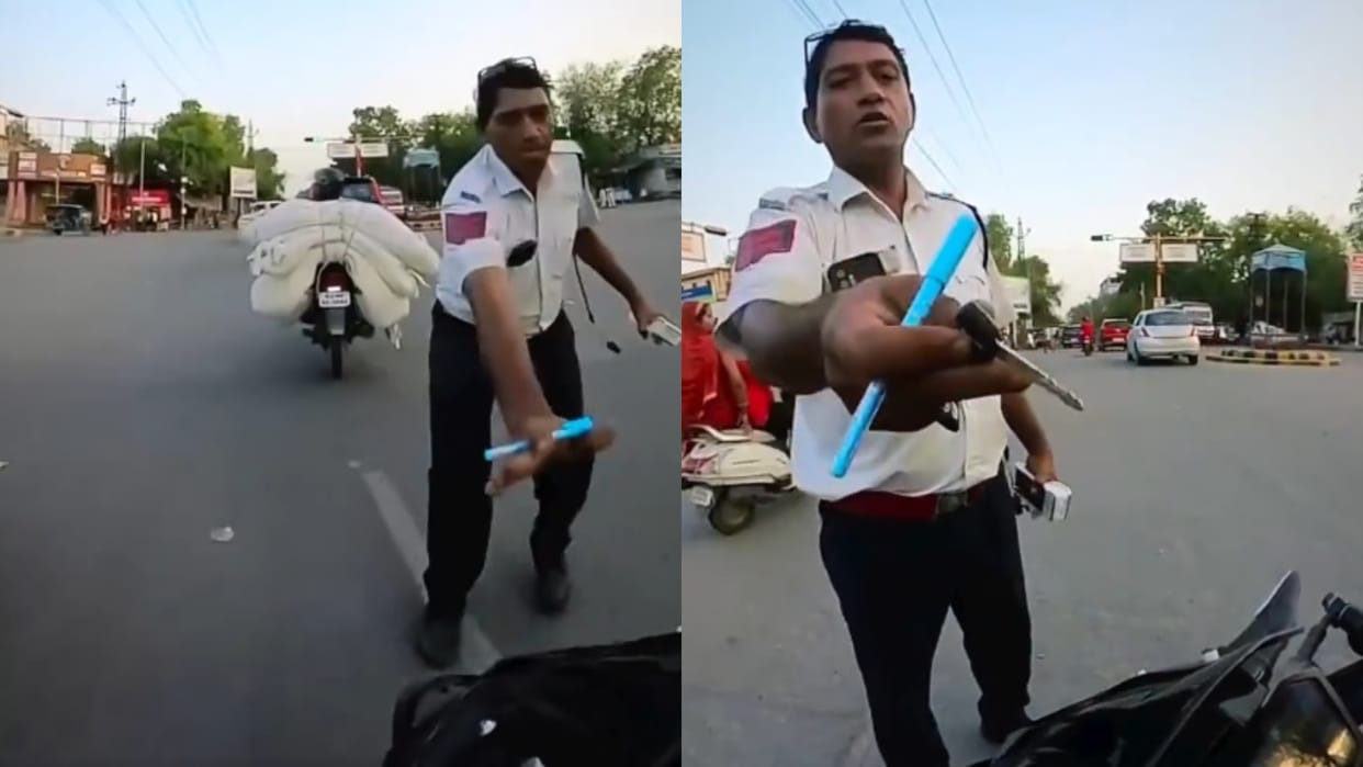 Driver Rights During Traffic Stop: Traffic Cop Jumps in Front of Moving Vehicle, Is it Legal? Know Your Rights
