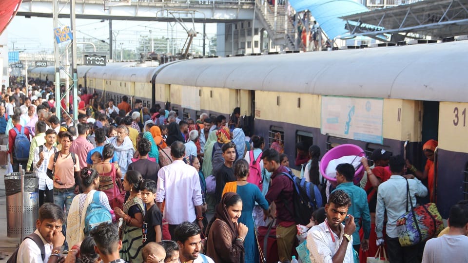Increased population in Aligarh