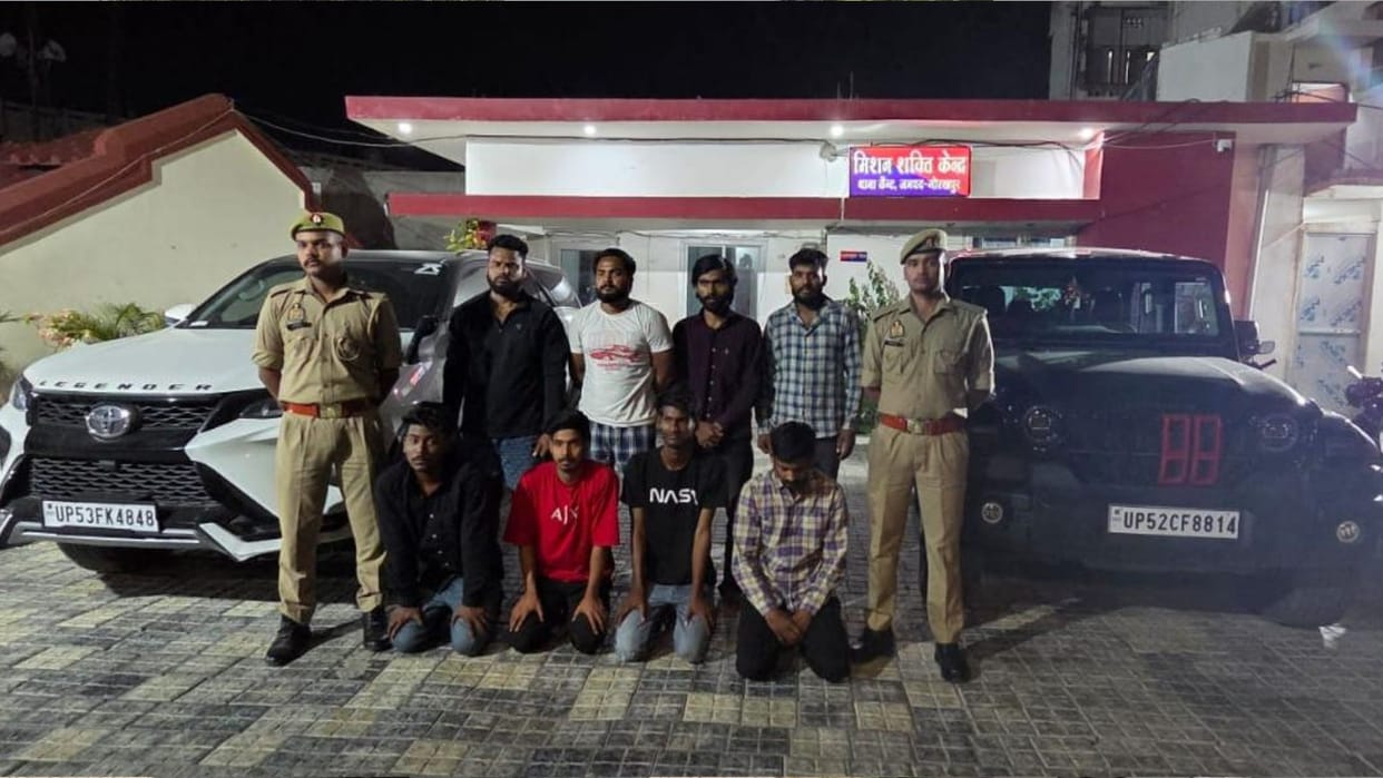 After being released from jail, the hobby of 'road shows' and reels proved costly, eight arrested