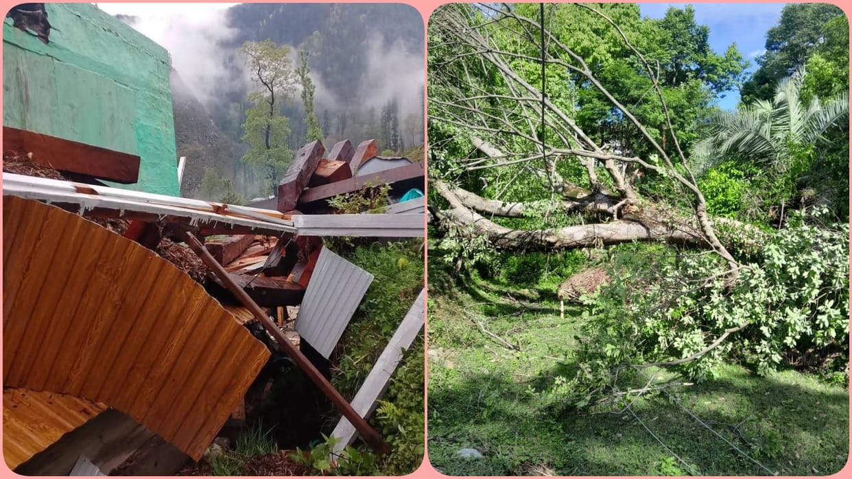 Himachal Weather Yellow-Orange Alert for Rain and Storms Continues Today