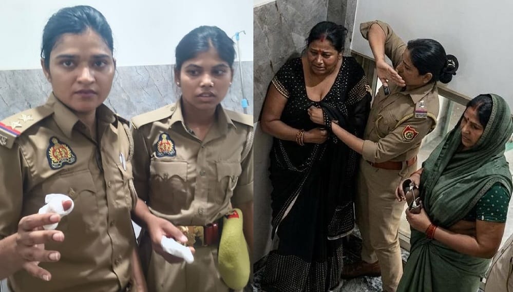 Kanpur Sub Inspectors Uniform Torn Police Beaten with IV Stands 12 Hour Ruckus Over Removal of Body