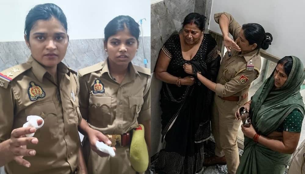 Kanpur Sub Inspectors Uniform Torn Police Beaten with IV Stands 12 Hour Ruckus Over Removal of Body