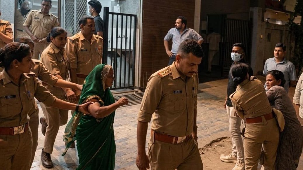 Kanpur Sub Inspectors Uniform Torn Police Beaten with IV Stands 12 Hour Ruckus Over Removal of Body