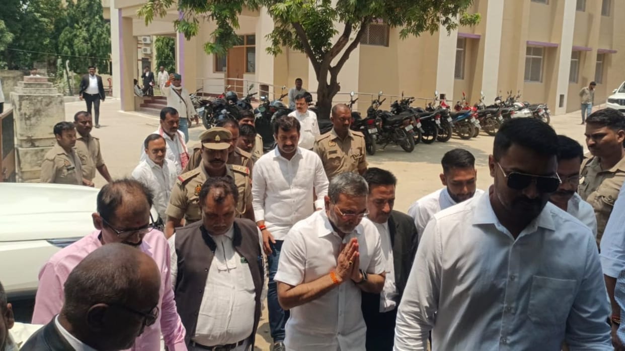 Former MLC Brijesh Appears in Court in Devkali Pump Canal Case in ghazipur