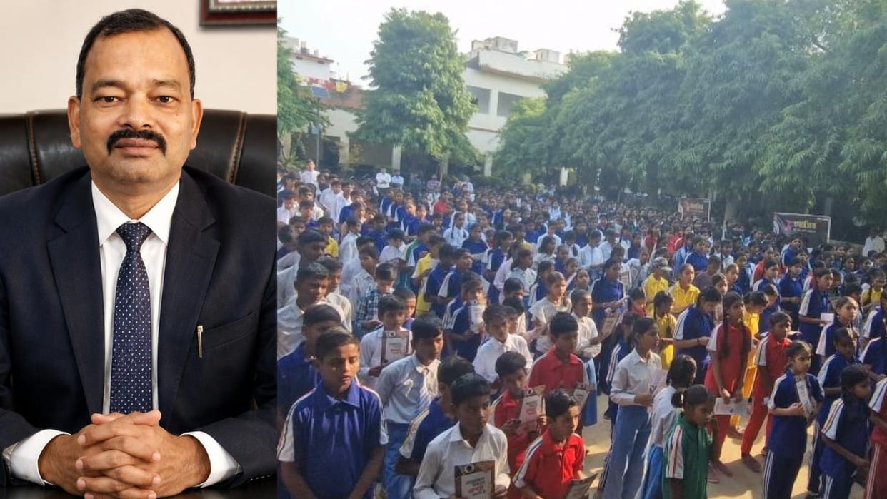 Kardameshwar Mahadev Inter College Principal shared tips with students on how to stay stress-free