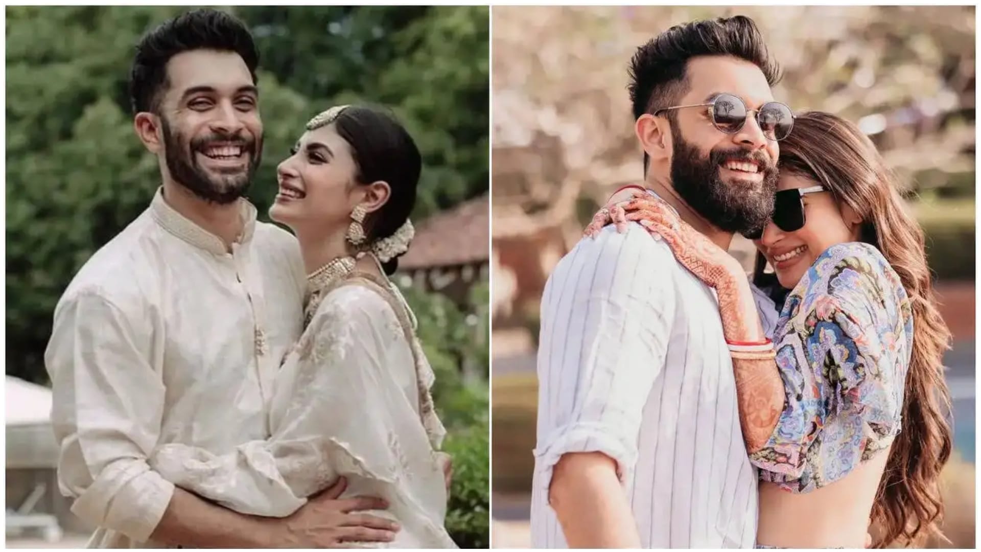 All Is Not Well Between Mouni Roy And Husband Suraj Nambiar Both Unfollow Each Other Deleted Wedding Photos
