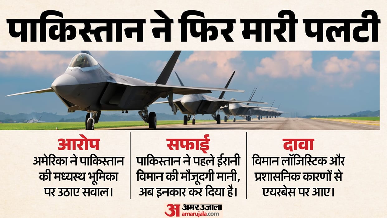 Pakistan makes a major confession! Iranian aircraft are present at its airbase