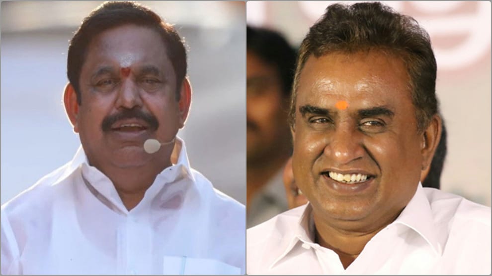 Rift in AIADMK widens, two factions of party MLAs project Palaniswami, Velumani as floor leaders