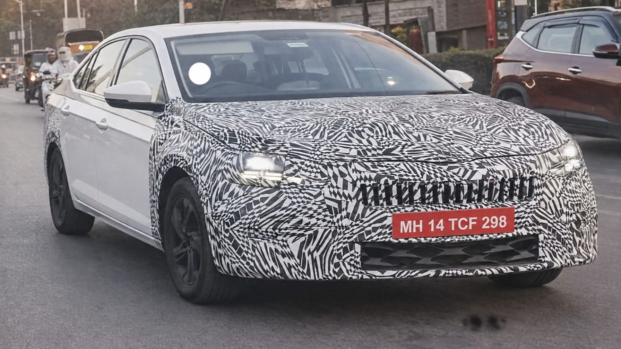 Skoda Slavia Facelift Spotted Testing Again Ahead Of India Launch, New Features Expected