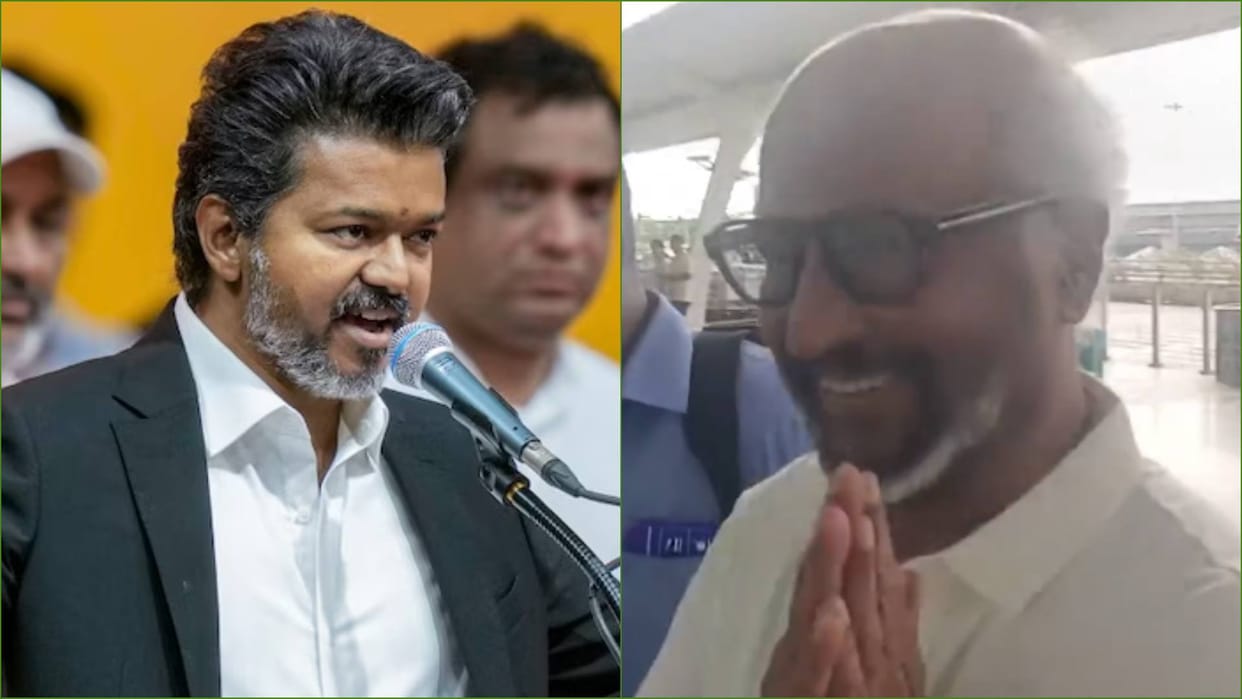 Rajinikanth Reaction Viral On Question About TVK Chief Vijay Thalapathy Becoming Tamil Nadu Chief Minister