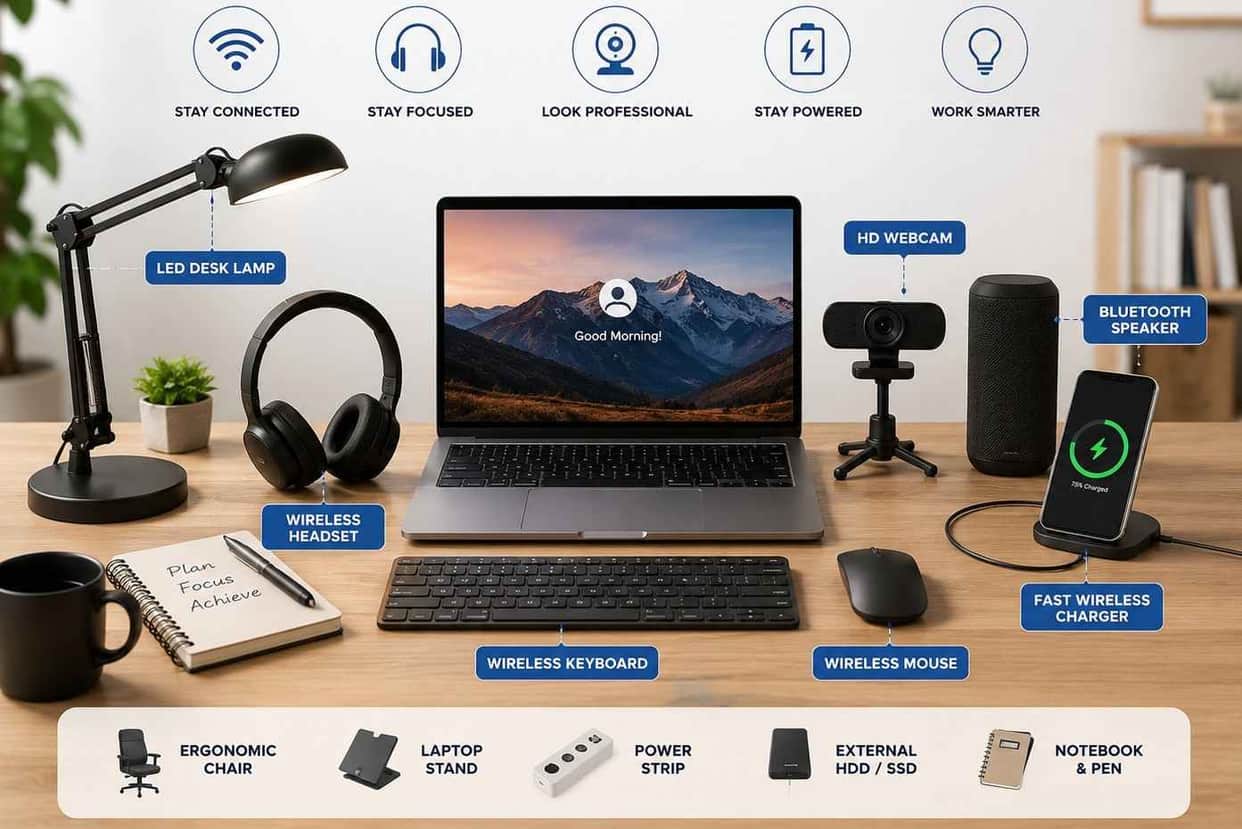 PM Modi WFH Advice Transform Your Home Office These Top Essential Productivity Gadgets