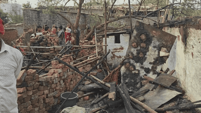 CCTV footage of the Kumhari fire incident in Durg has surfaced.