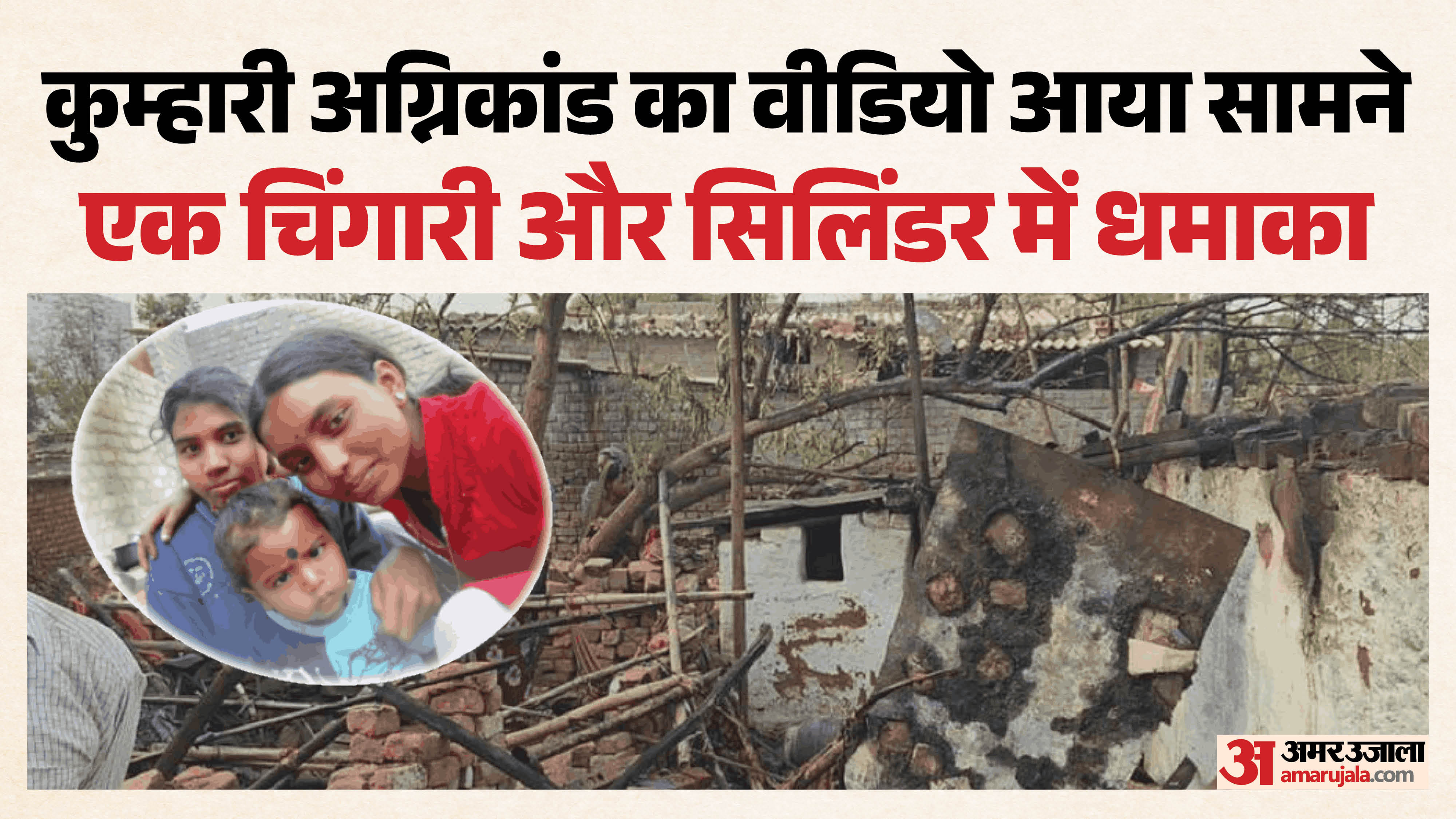 आगजनी कांड का सीसीटीवी फुटेज आया सामने।