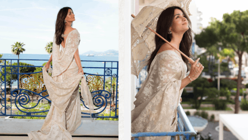 Netizens comparing Alia Bhatt Cannes Festival ivory dress look to her character Roop Chaudhary Kalank Film