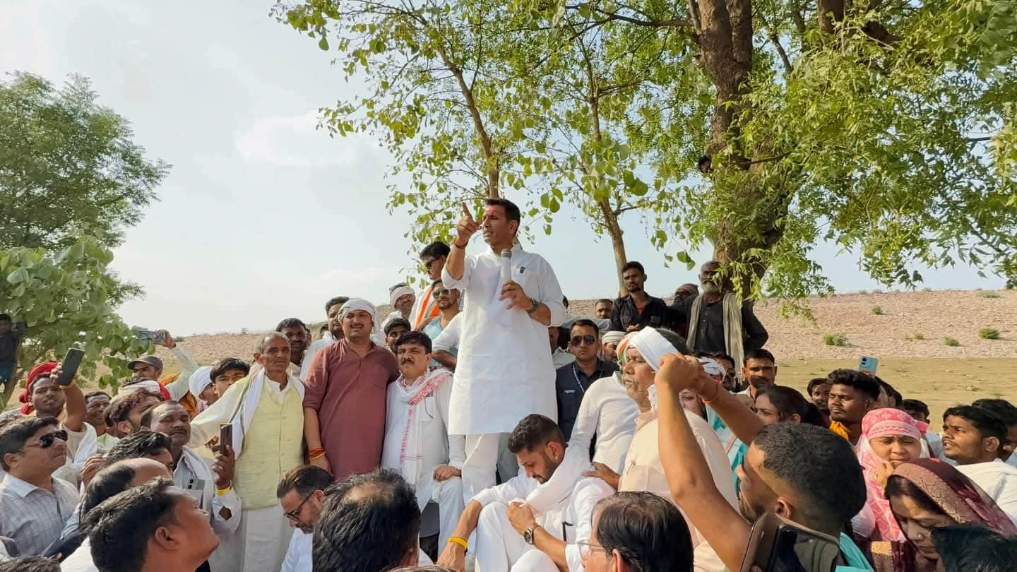 जीतू पटवारी का पन्ना दौरा