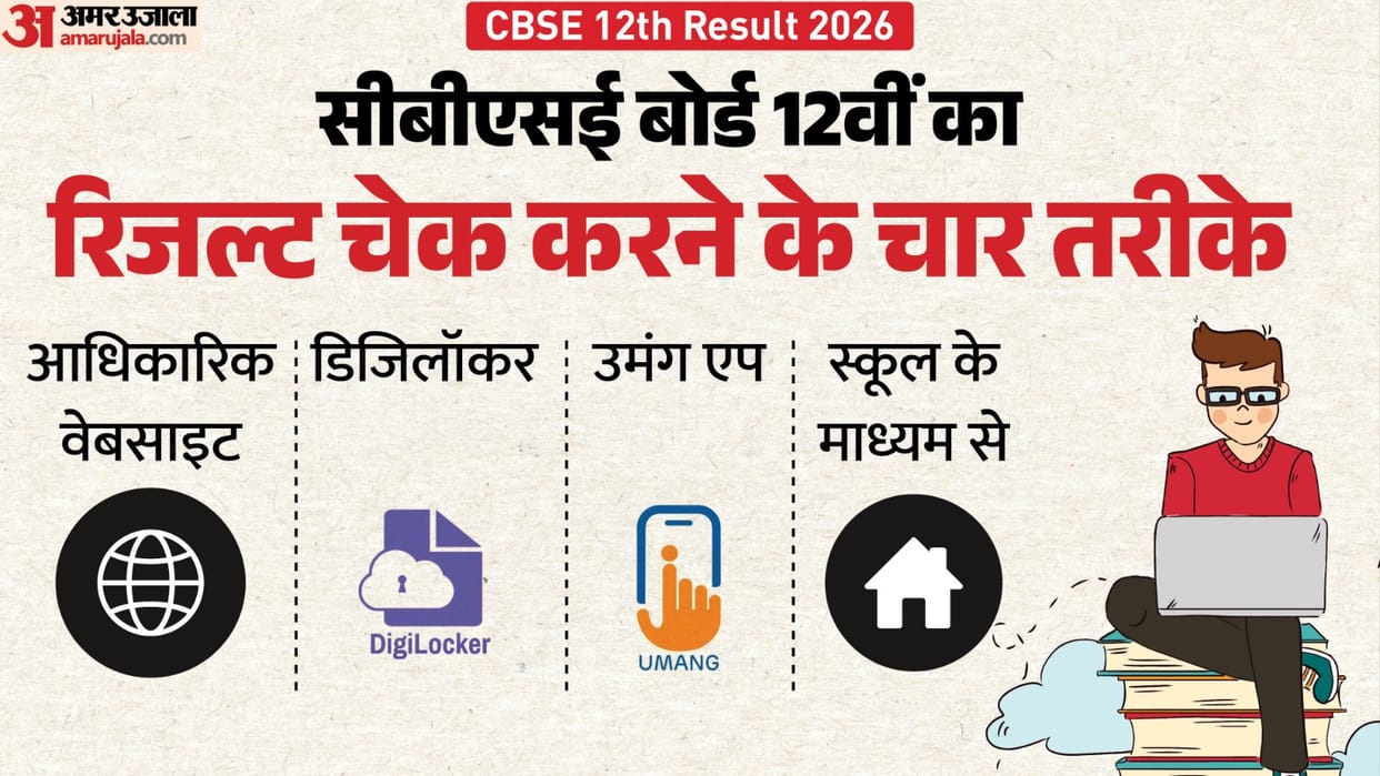 CBSE Board 12th Result 2026 Download Direct Link, Check 4 ways to download your scorecard
