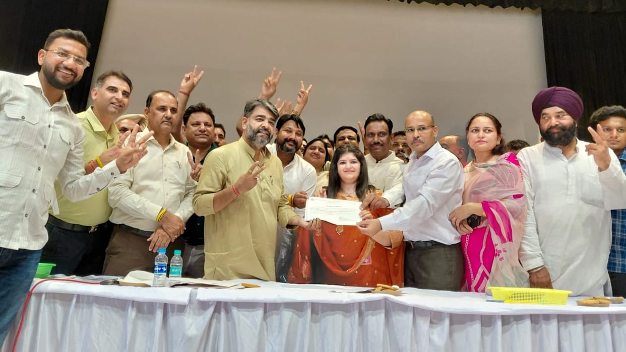 Haryana Nikay Chunav Result 2026 Live Vote Counting Percentage Bjp vs Congress News in Hindi