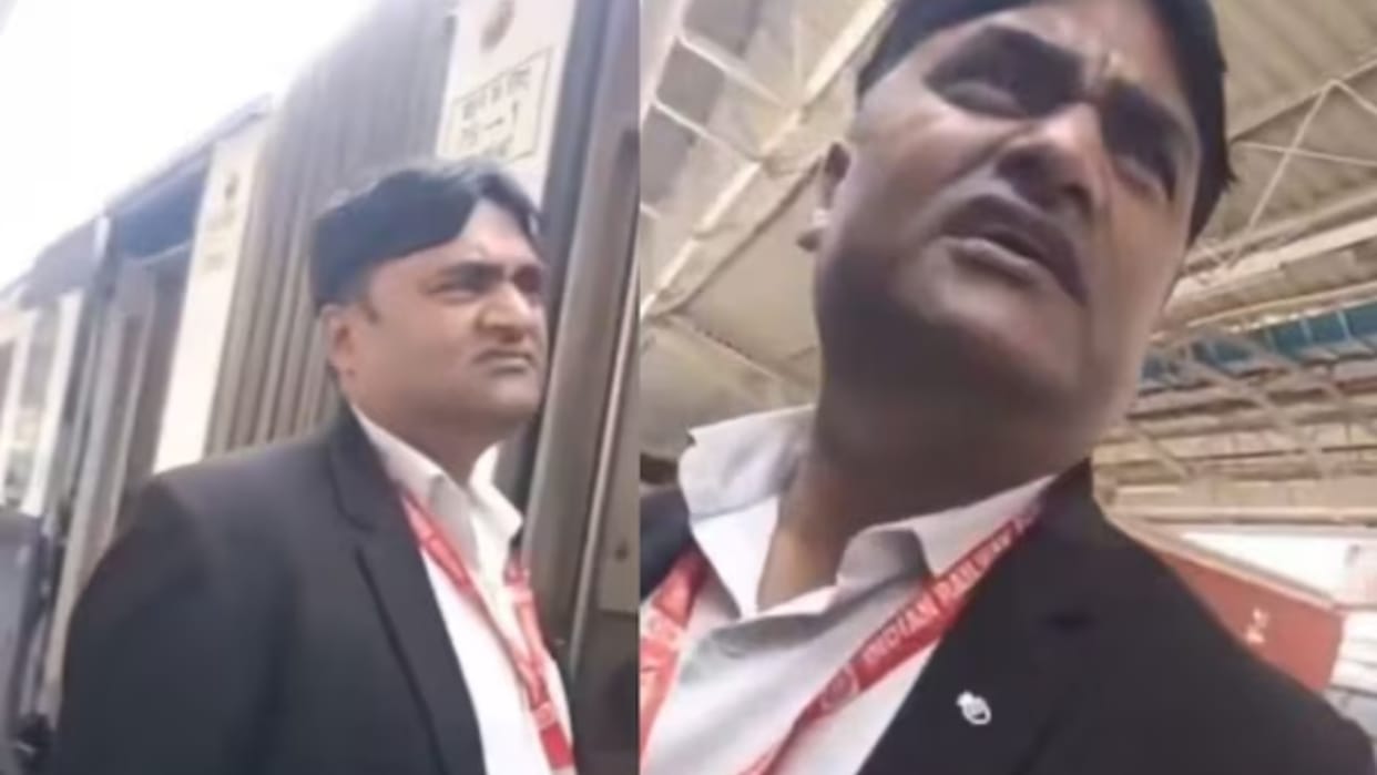 Indian Railways vande bharat tte suspended viral video ticket scam danapur