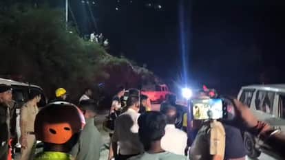 Accident on Rudraprayag Jawadi Bypass Car Carrying Delhi-based Pilgrims Heading to Kedarnath Falls into Gorge