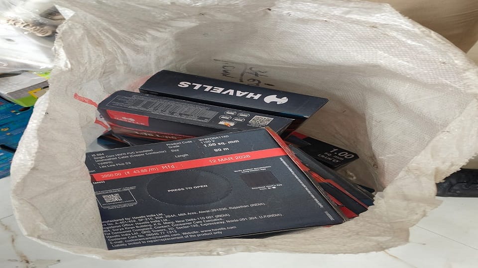 Counterfeit Havells products seized in Mainpuri