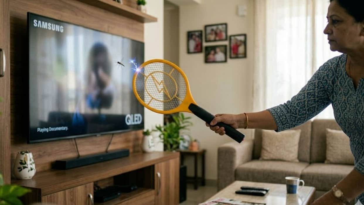 electric mosquito racket damage smart tv smartphone electronics