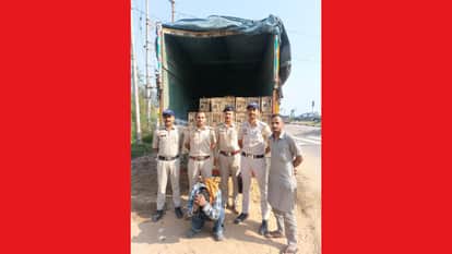 Bilaspur 150 Cases of Beer Recovered from Truck in Mandi Bharari