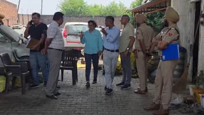 hand grenade was found inside a Skoda car near the Shahabad Sugar Mill in Kurukshetra