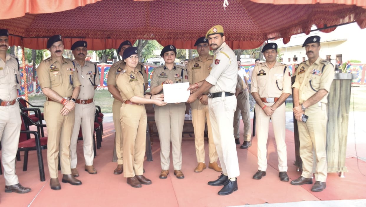 Seventy police personnel felicitated for successful anti-terror operation in  Kathua