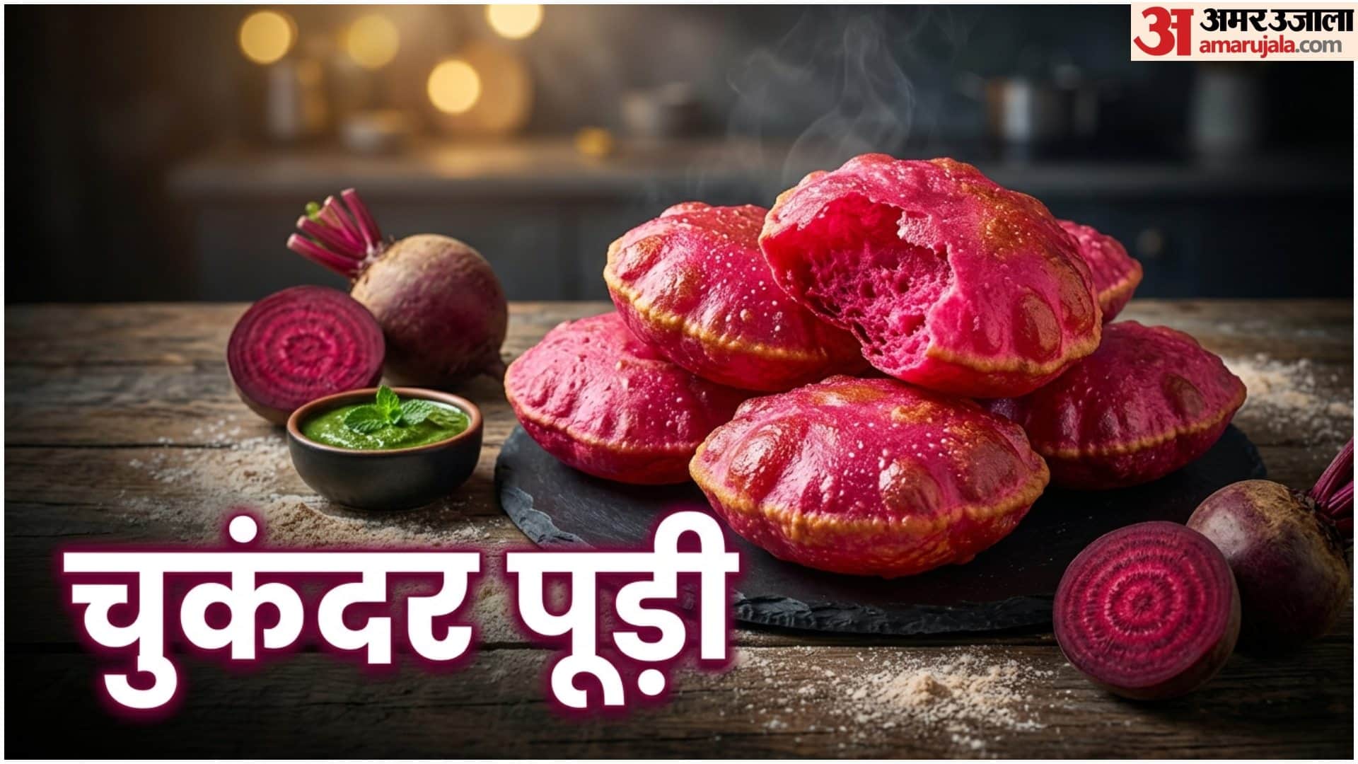 8 Tasty And Healthy Poori Recipes In Hindi Palak Methi Beetroot Puri Kaise Banaye