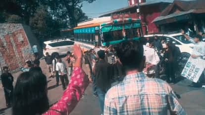NEET UG 2026 Cancelled SFI Stages Protest in Shimla Over NEET UG Paper Leak Scandal